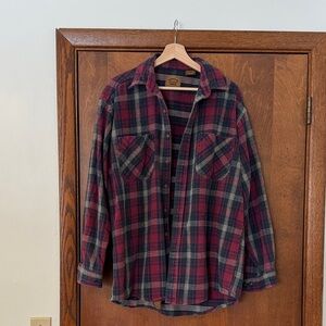 Vintage St. John’s Bay Plaid Flannel Shirt